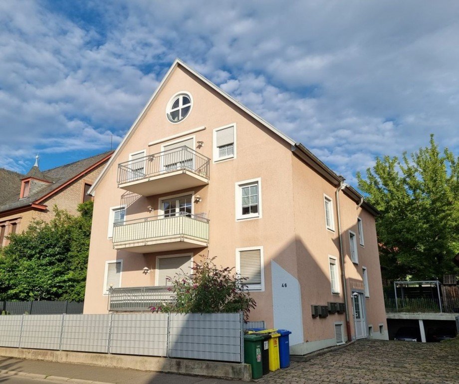 Hausansicht Maisonettewohnung Alzey