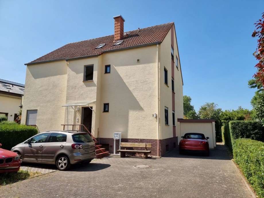 Haus Innenhofansicht Wohnung Ingelheim-Heidenfahrt