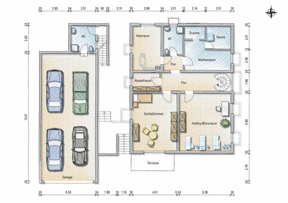 Untergeschoss Haus Alzey