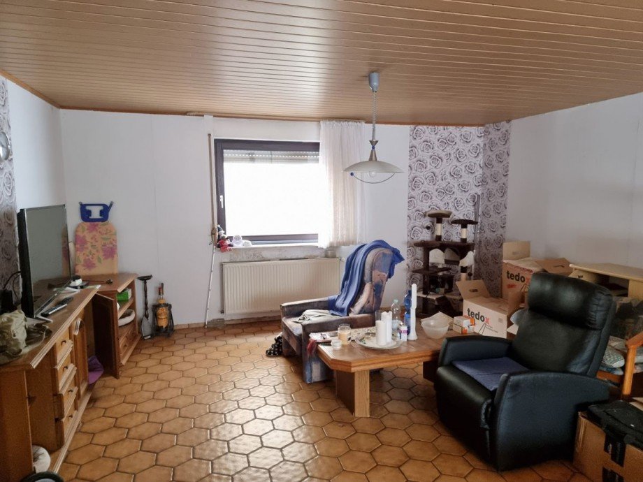 Wohnzimmer, EG Haus Flonheim