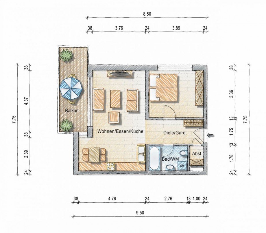 WHG 06 im EG Erdgeschosswohnung Alzey