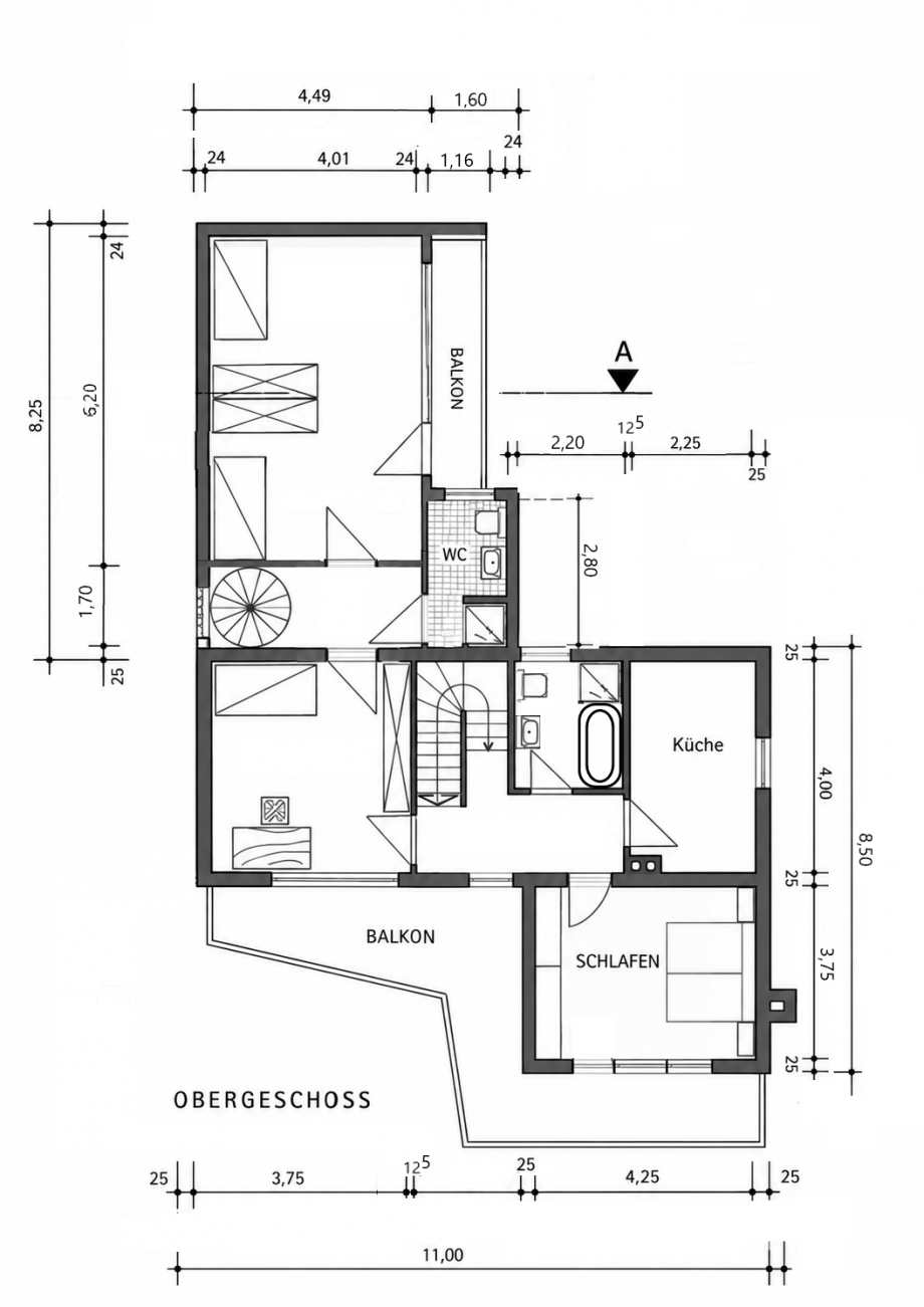 Obergeschoss Einfamilienhaus Alzey