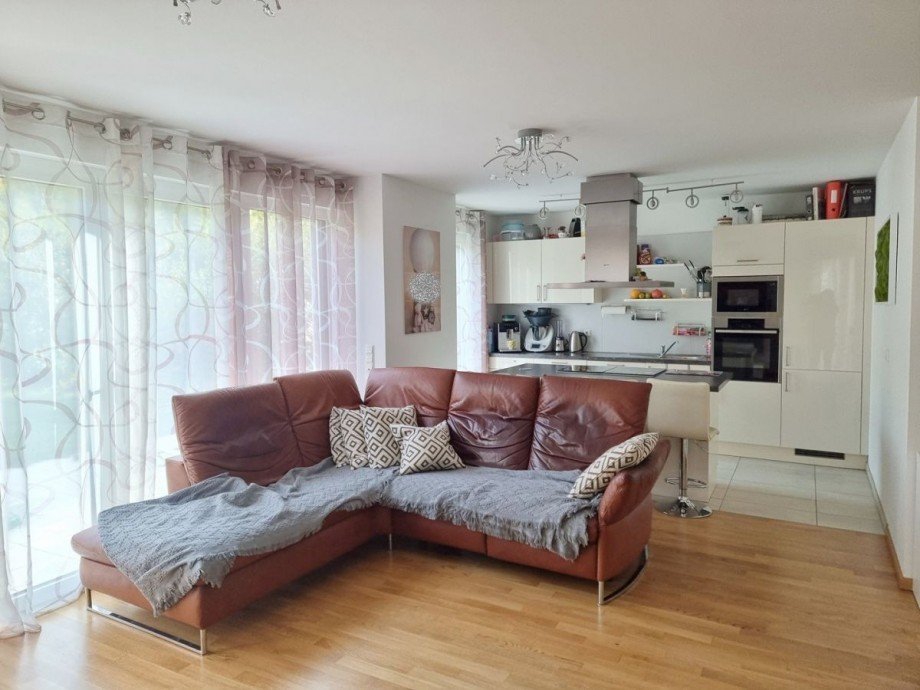 Wohn und Esszimmer Erdgeschosswohnung Wiesbaden-Biebrich