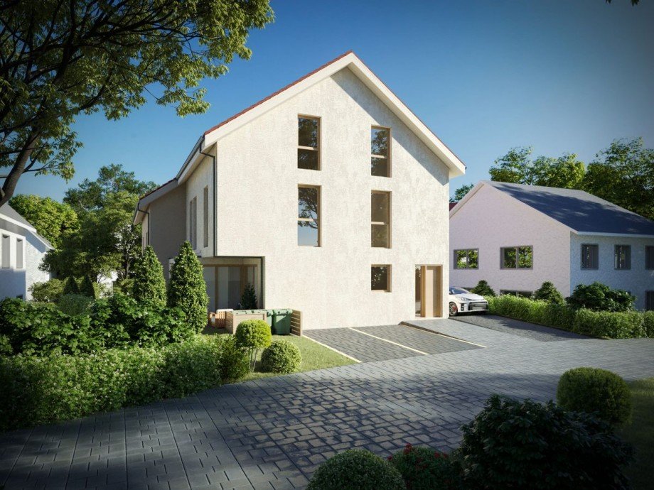 Nordansicht Doppelhaush�lfte Alzey