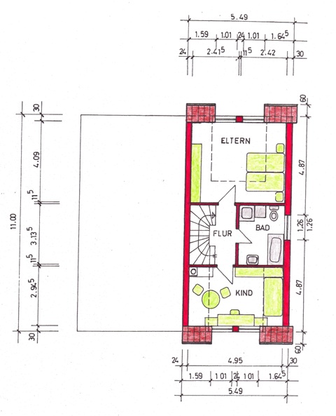 Dachgeschoss Doppelhaush�lfte Alzey