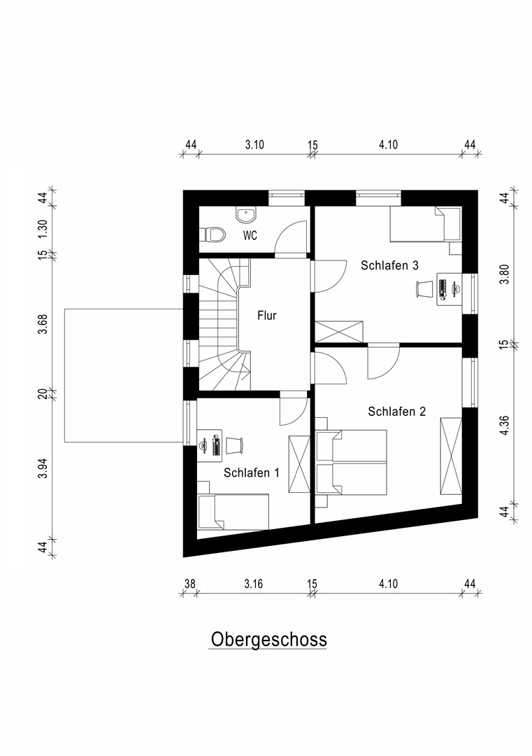 Obergeschoss Einfamilienhaus Alzey