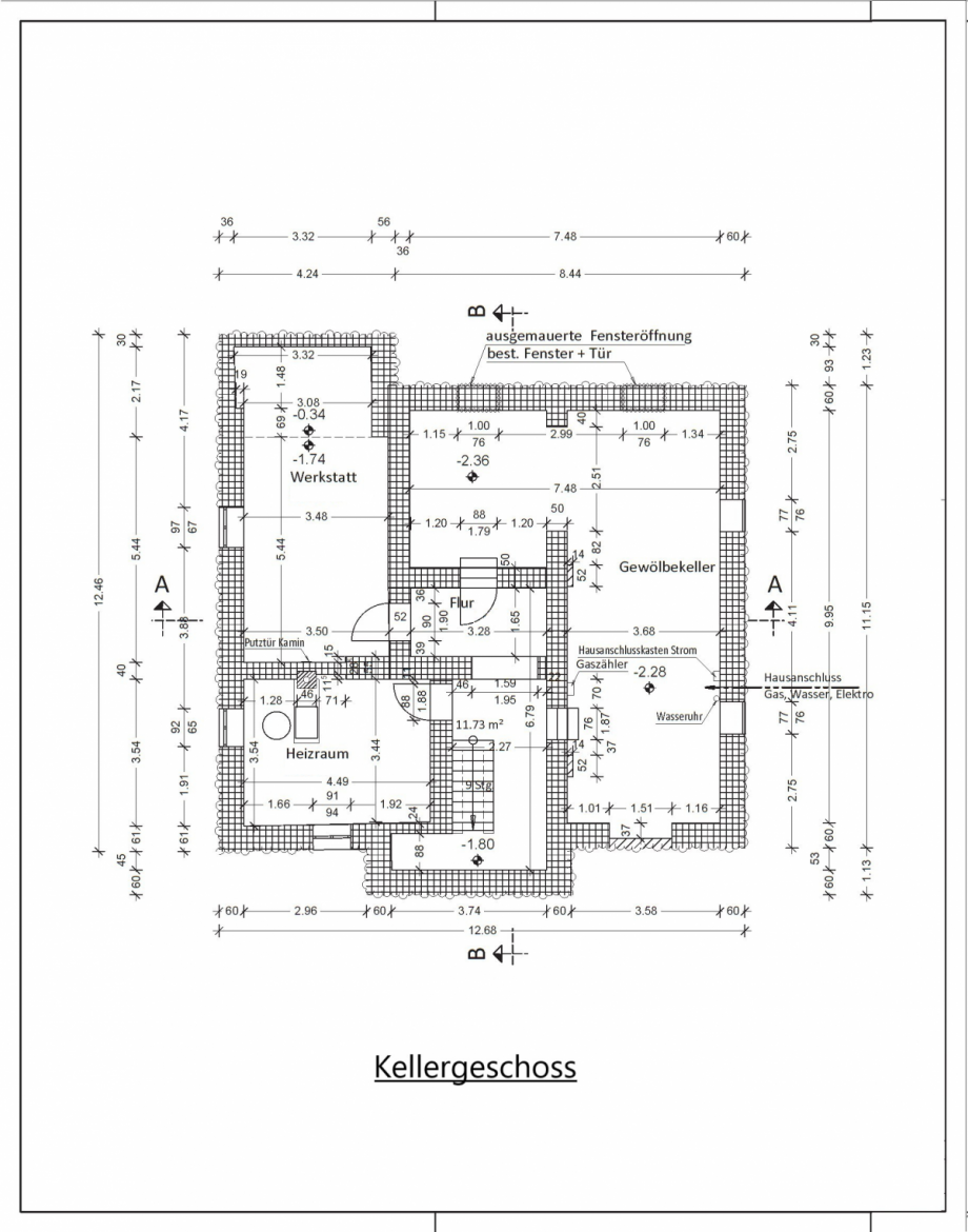 Kellergeschoss Villa Alzey