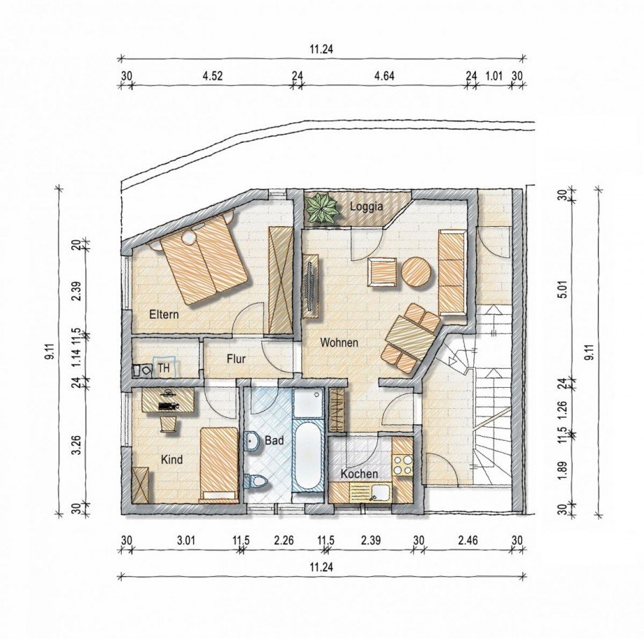 Erdgeschoss Erdgeschosswohnung 