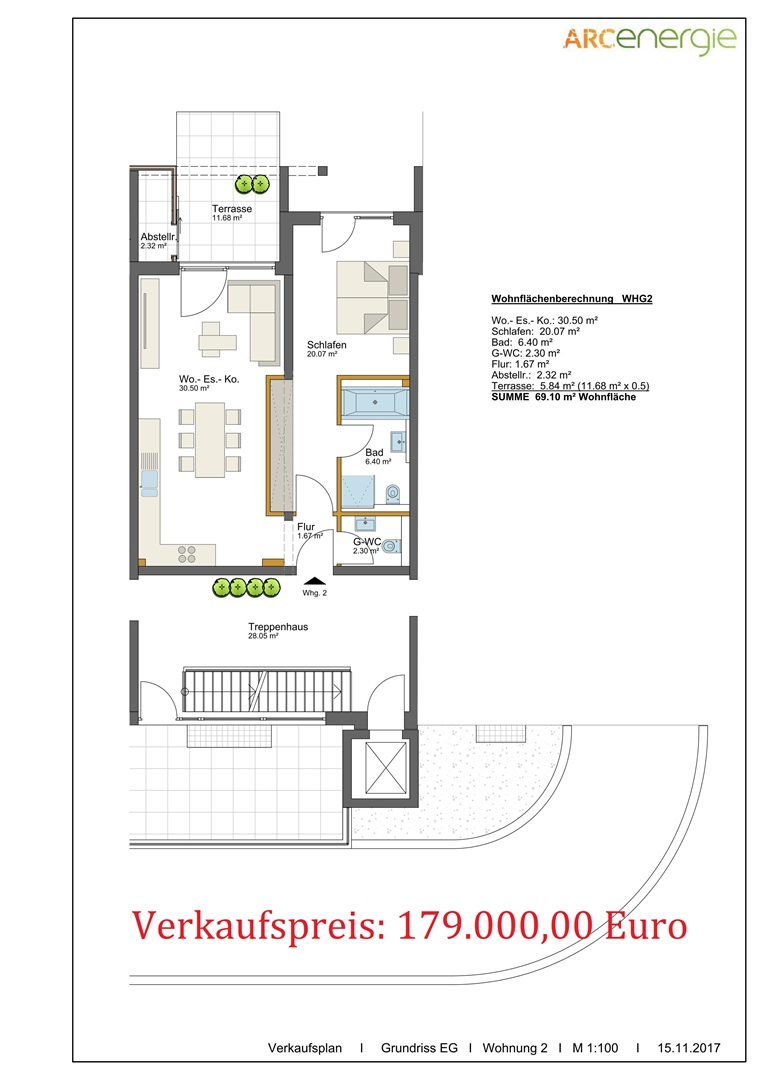 Whg. Nr. 2, mitte Wohnung Alzey