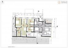 Etagengrundriss WHG 7 Erstbezug! WE-Nr. 7: 4-Zimmer-Apartment mit Innenterrasse!