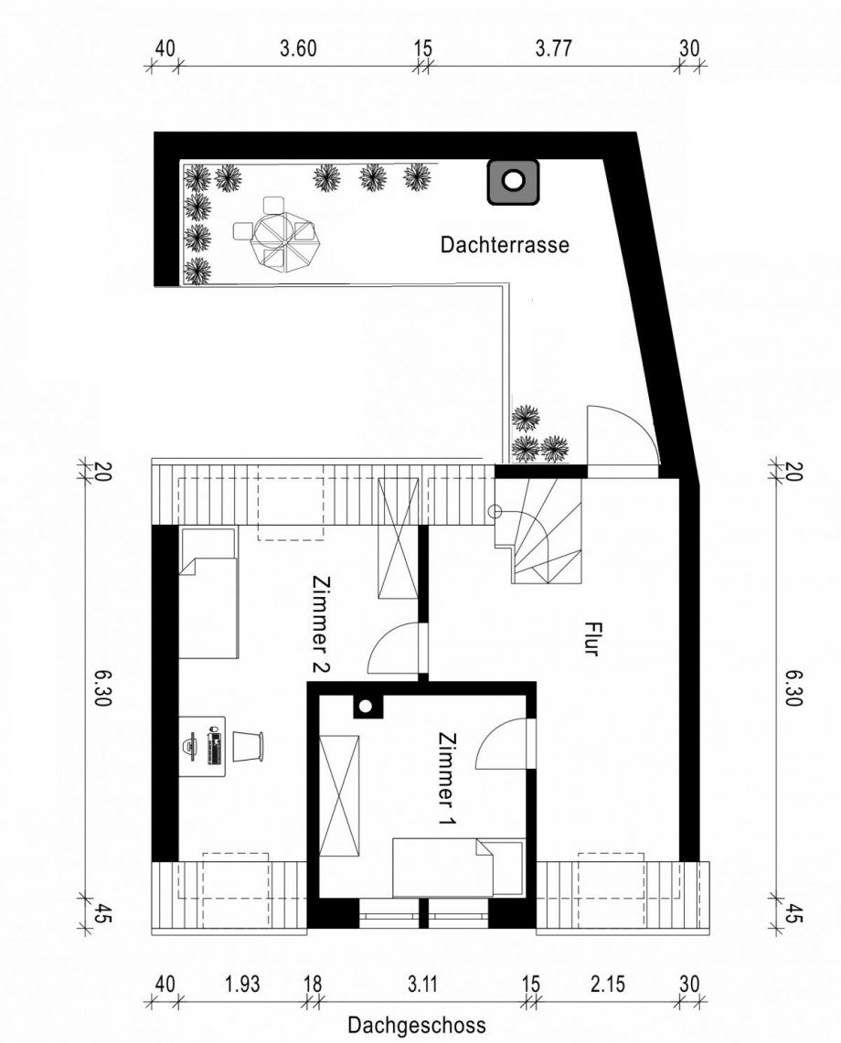 Dachgeschoss Einfamilienhaus Alzey