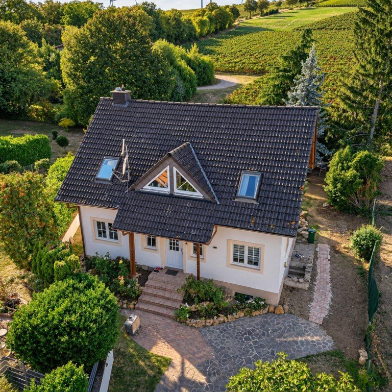 Hausansicht Alzey Einfamilienhaus La Dolce Vita am Weinberg !