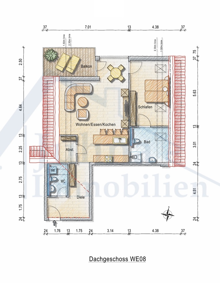 WE8 Dachgeschosswohnung Gau-Odernheim
