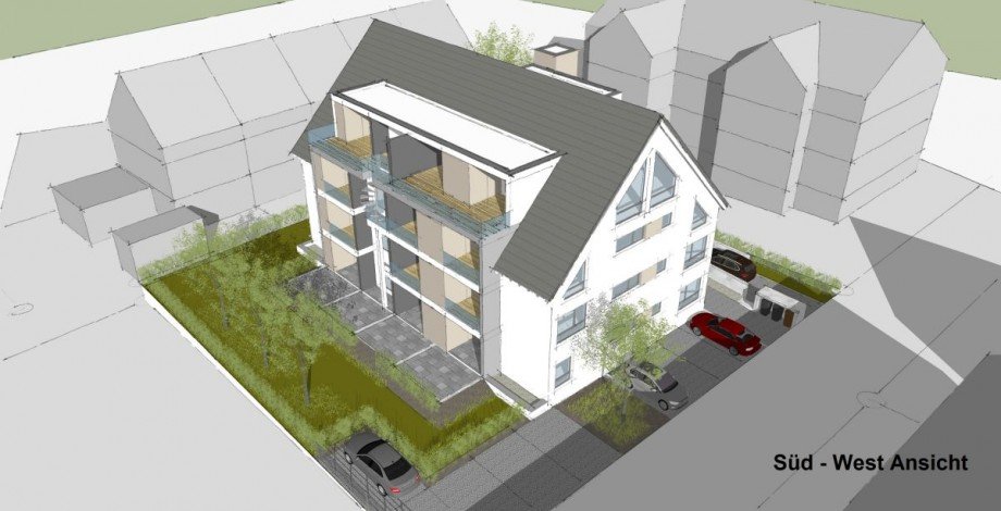 Ansichten Dachgeschosswohnung Alzey