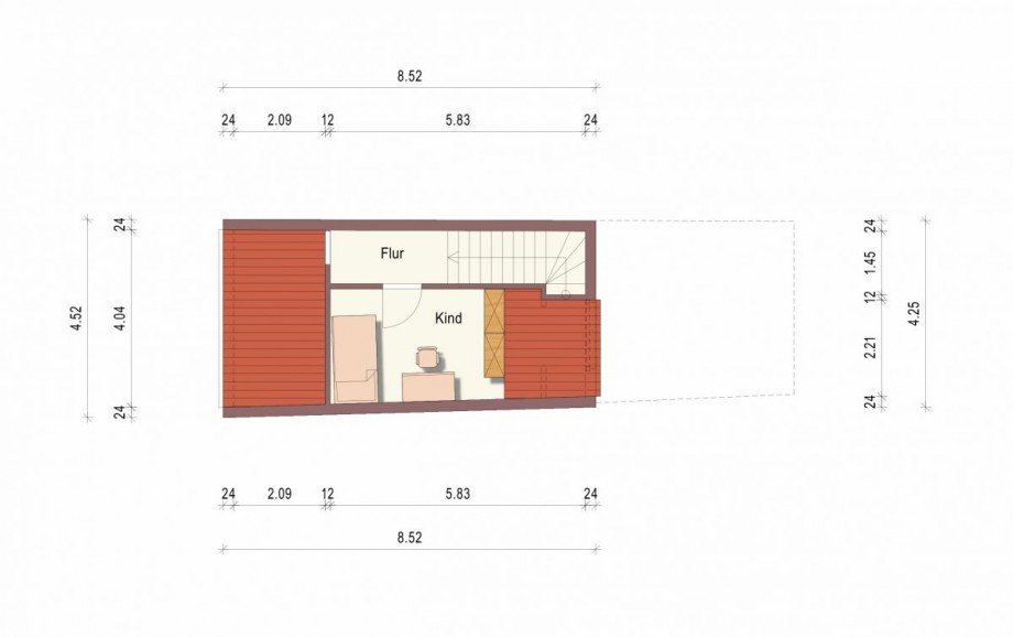 Dachgeschoss Einfamilienhaus Alzey