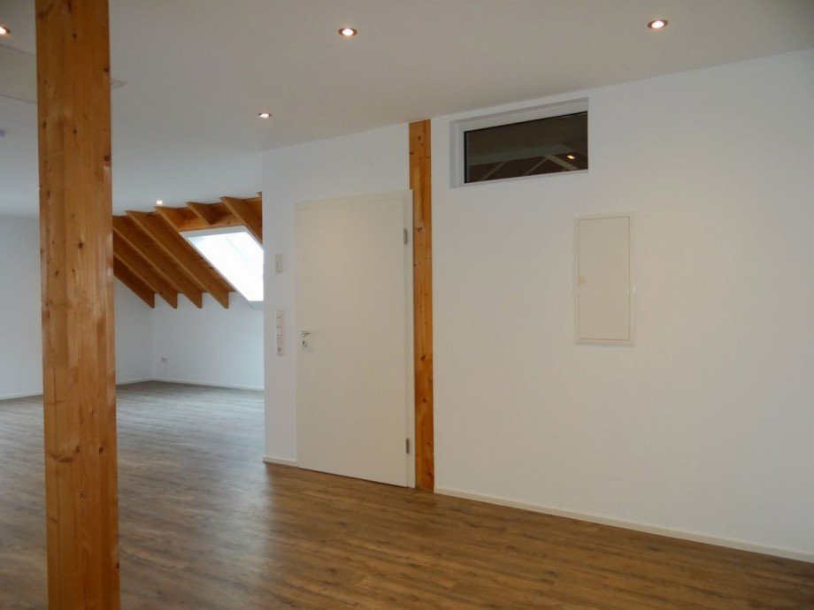 Wohn- und Esszimmer Dachgeschosswohnung Offenheim