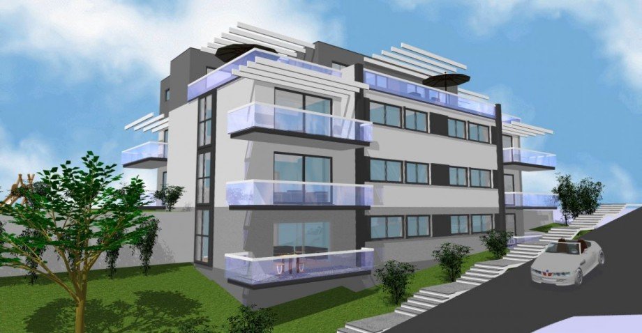 S�d-West Ansicht Souterrainwohnung Alzey