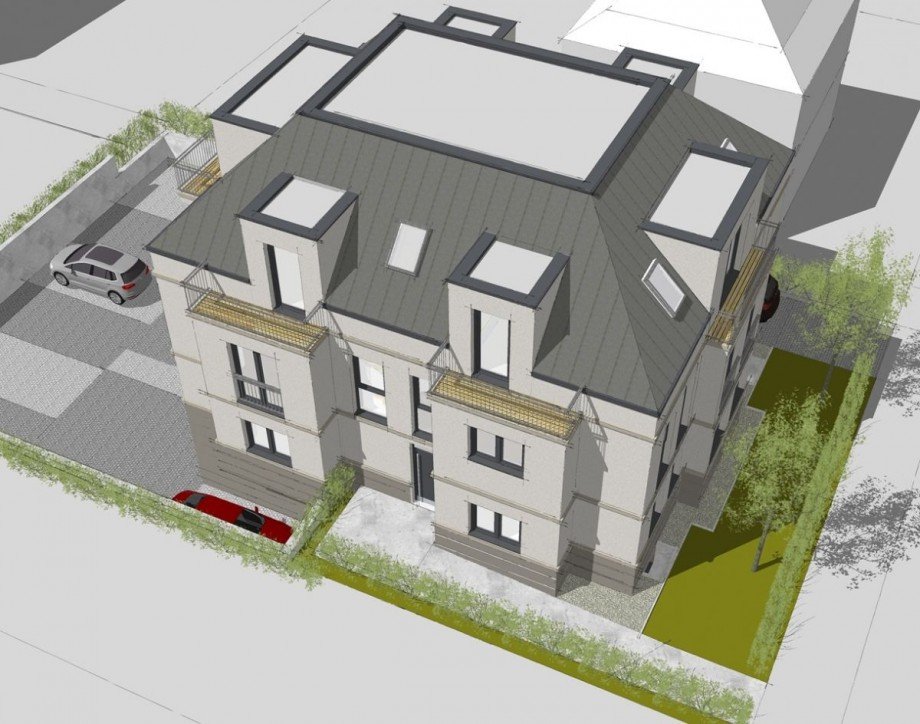 West S�d Ost Ansicht Kopie Dachgeschosswohnung Alzey