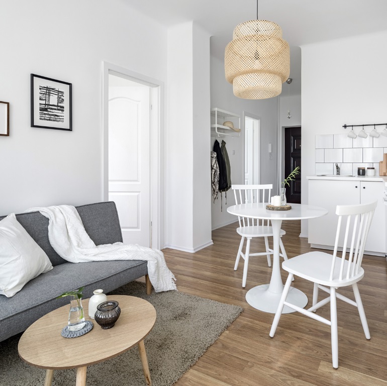 Wohn- und Esszimer - Musterbild Wohnung Gau-Odernheim