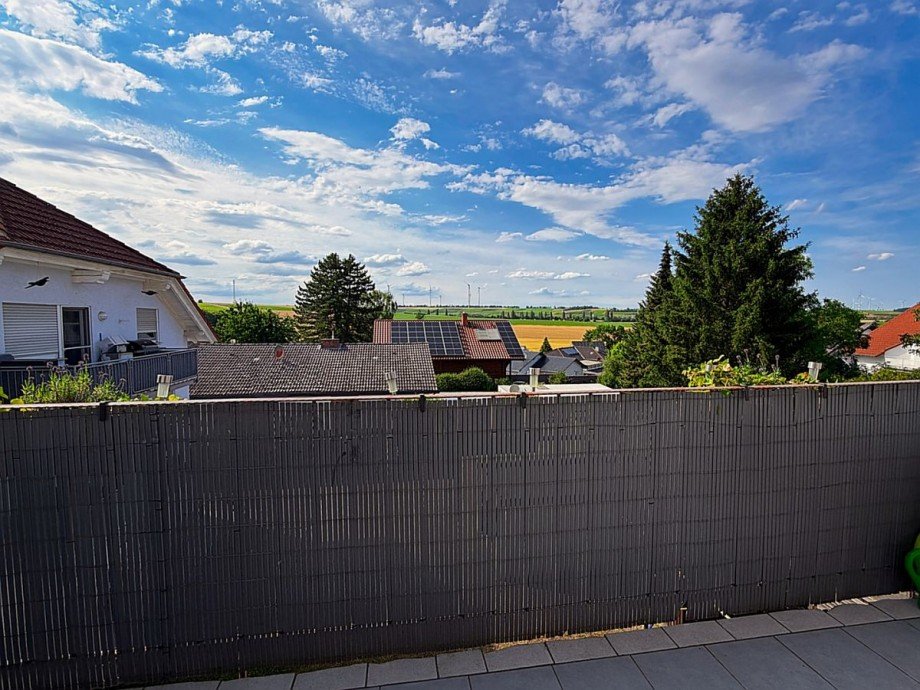 Aussicht Balkon Etagenwohnung Mauchenheim