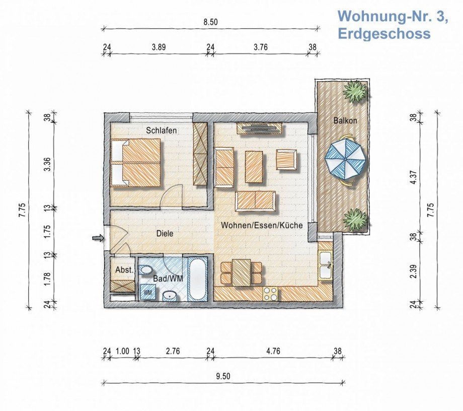 WHG 03 im EG Erdgeschosswohnung Alzey