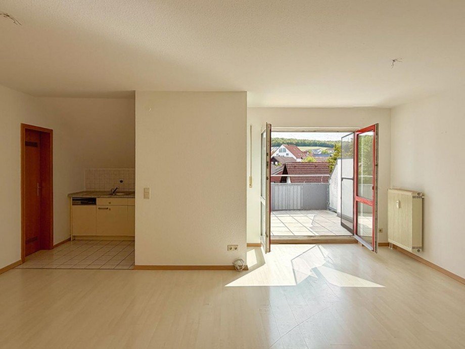 Wohn und Esszimmer Dachgeschosswohnung Alzey