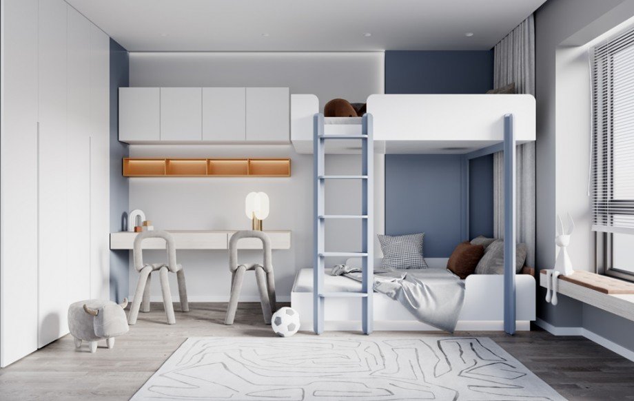 Musterbild-Kinderzimmer Etagenwohnung Erbes-B�desheim