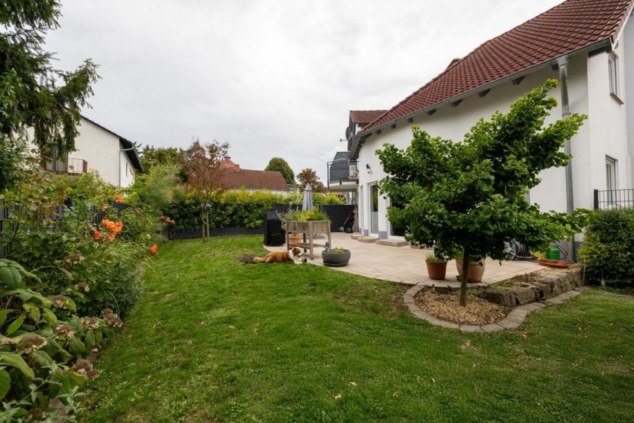 Garten Doppelhaush�lfte Bechtheim