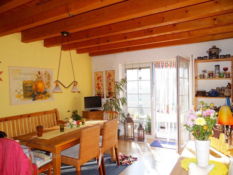 Wohn und Esszimmer Maisonettewohnung Alzey