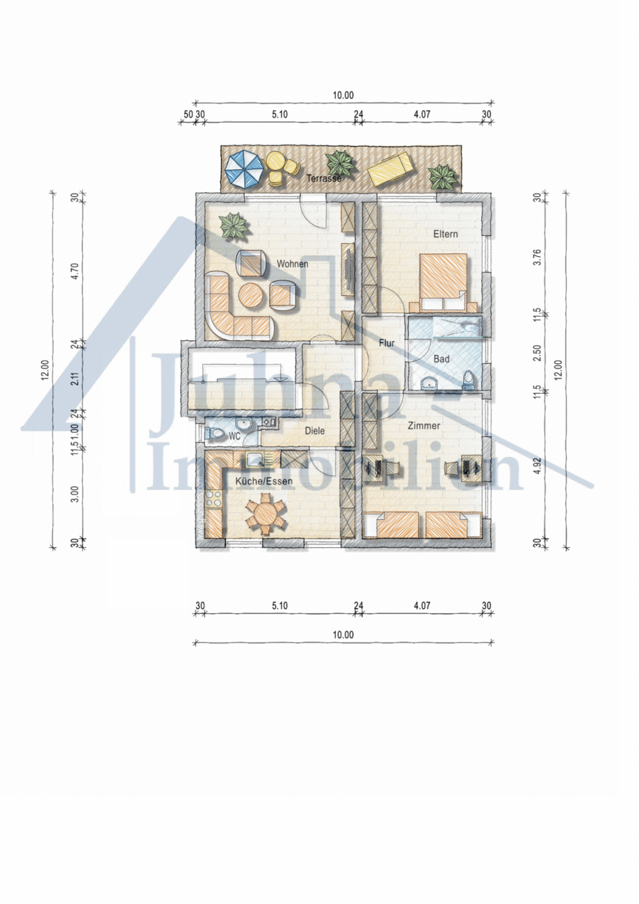 1. Obergeschoss Wohnung Ingelheim-Heidenfahrt
