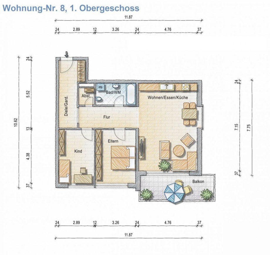 WHG 08 im OG Wohnung Alzey