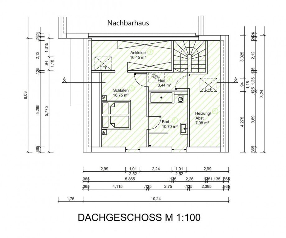 Dachgeschoss Doppelhaush�lfte Alzey