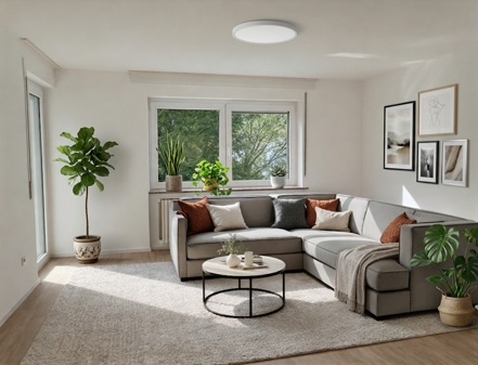 Wohnzimmer - visualisiert Wohnung 