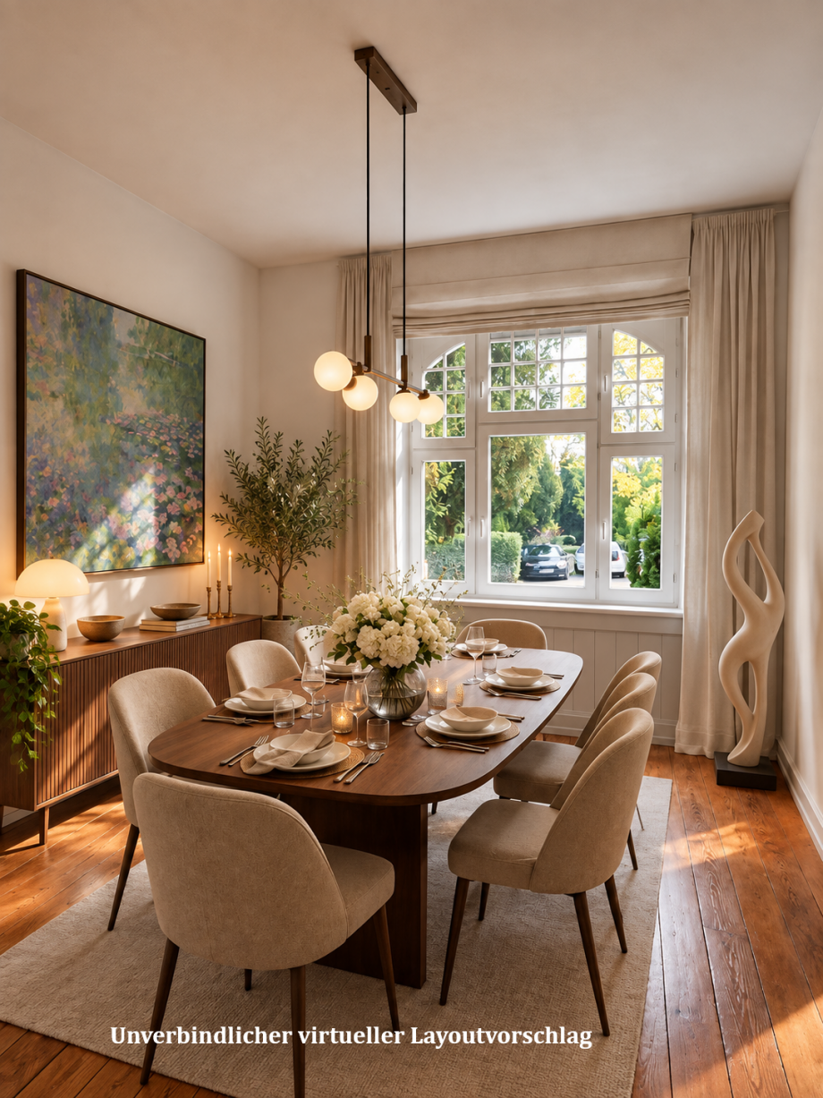 Esszimmer, EG. Villa Alzey