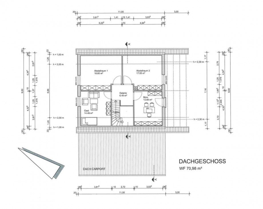 Dachgeschoss Einfamilienhaus Ober-Fl�rsheim