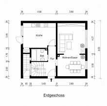 Erdgeschoss Einladend und Gem�tlich: Hier beginnt Ihr neues Kapitel des Wohlf�hlens!