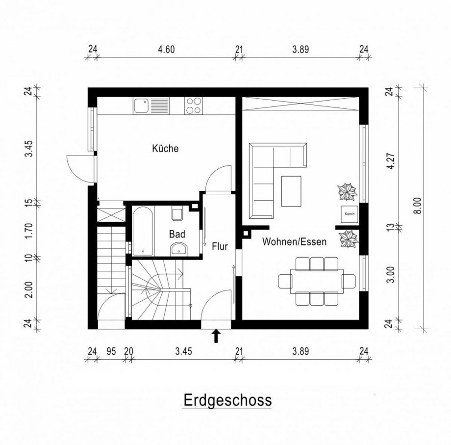 Erdgeschoss Einfamilienhaus Flonheim-Uffhofen