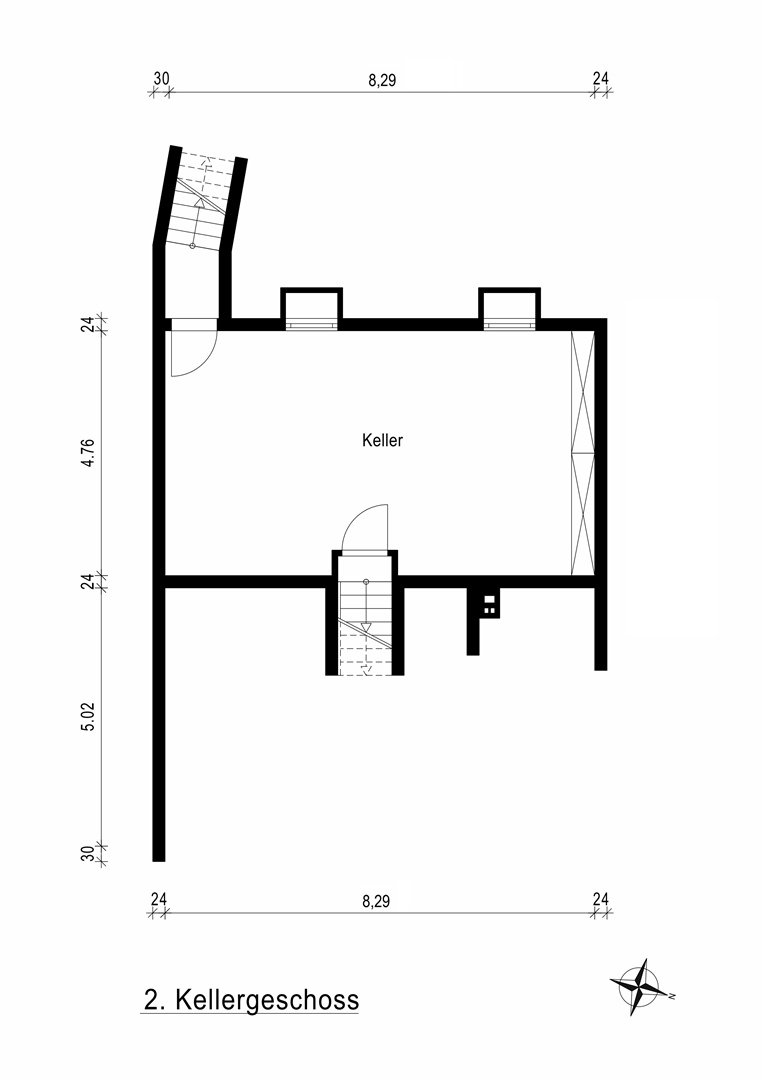 Kellergeschoss II Reihenmittelhaus Alzey