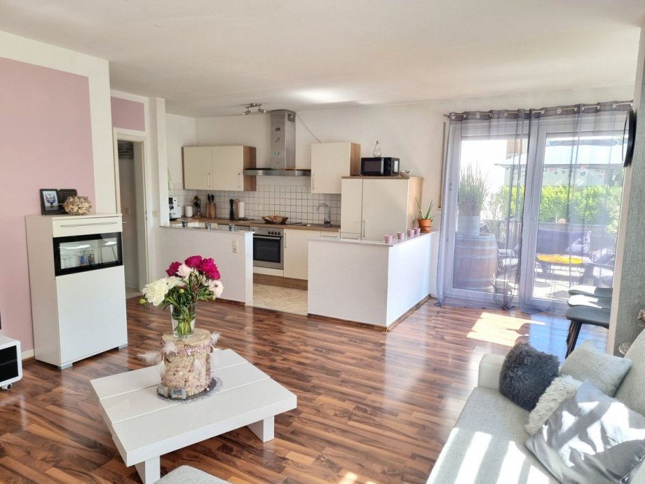 Wohn und Esszimmer Maisonettewohnung Alzey
