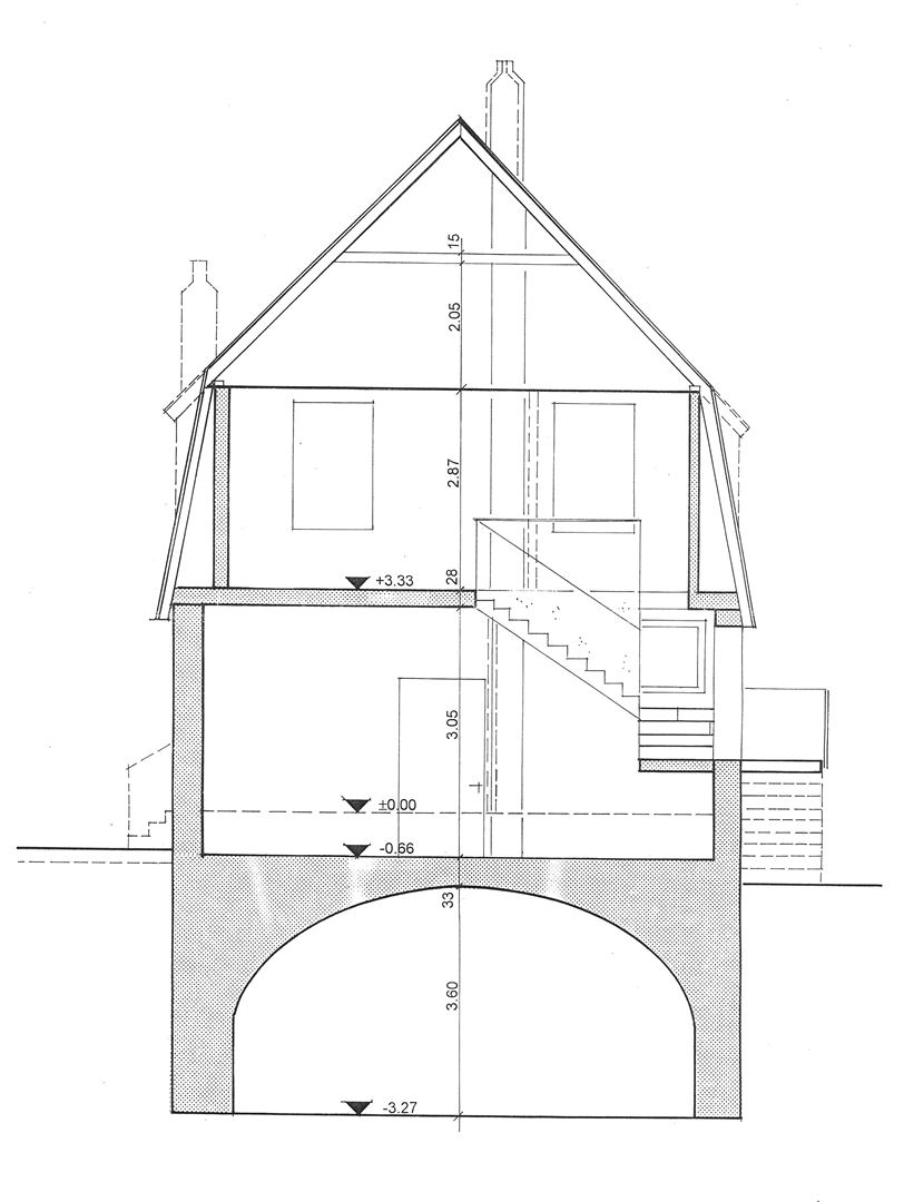 Schnitt Einfamilienhaus Alzey