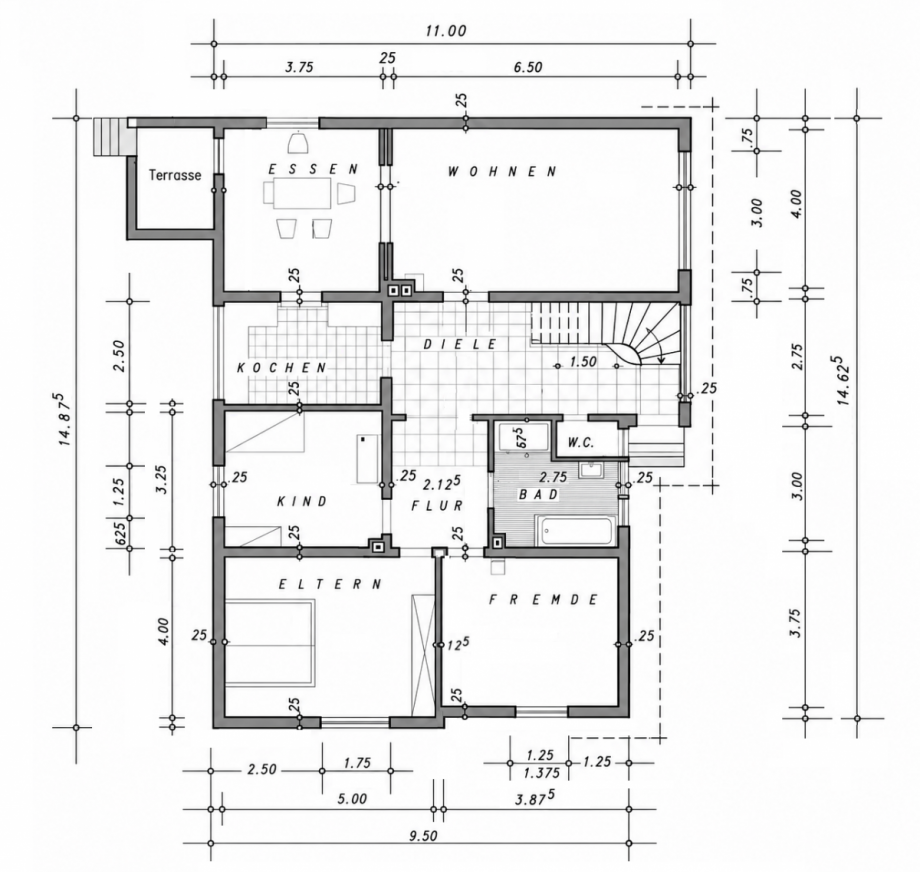 Erdgeschoss Bungalow Alzey