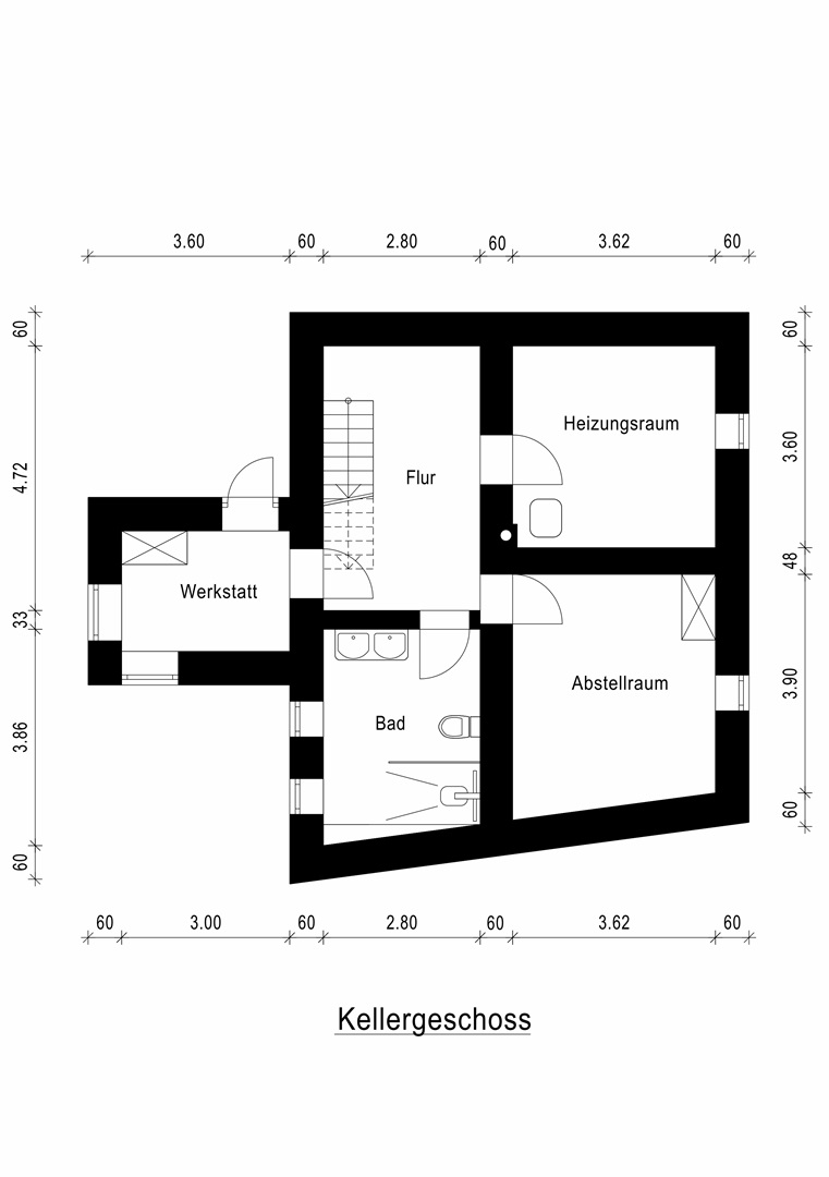 Kellergeschoss Einfamilienhaus Alzey