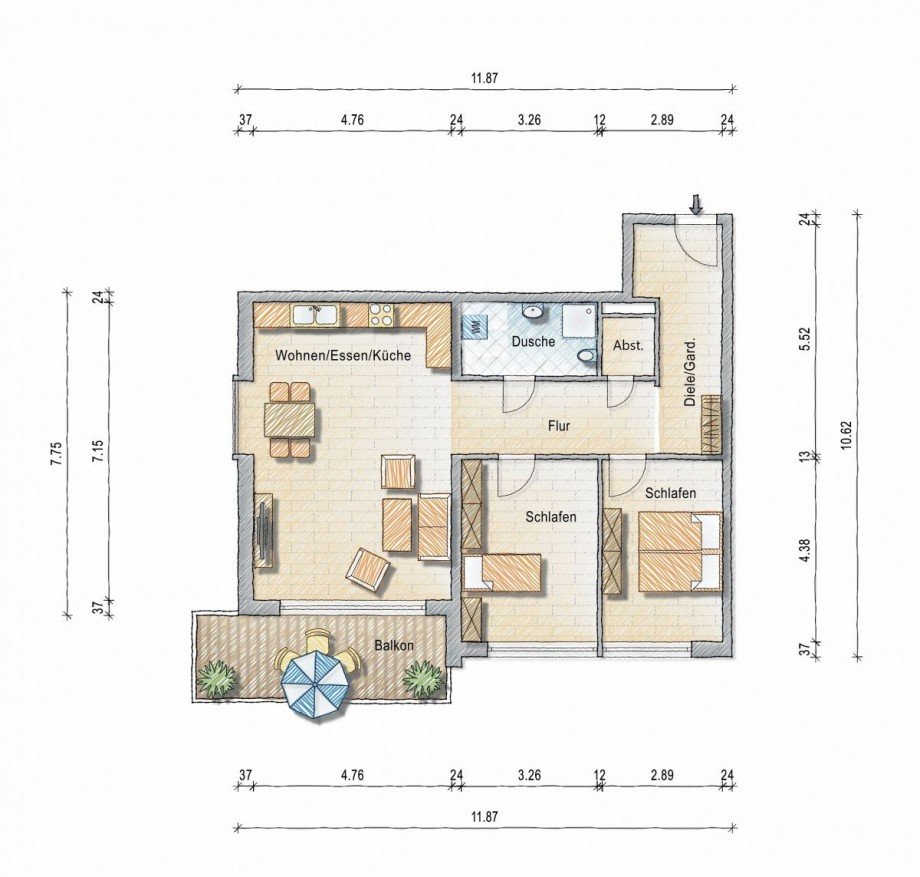 WHG 05 im EG Erdgeschosswohnung Alzey