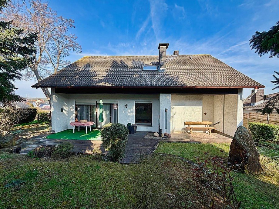 Garten-S�dseite Einfamilienhaus 