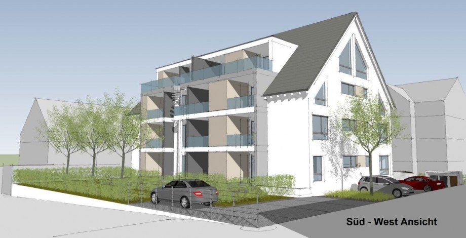 Ansichten Dachgeschosswohnung Alzey
