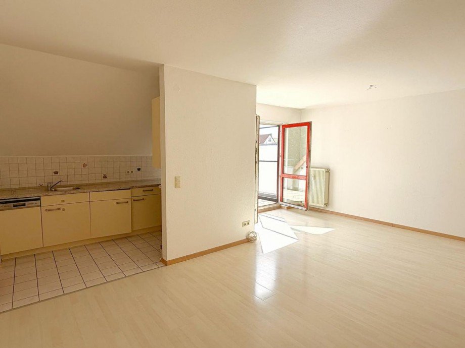Wohn und Esszimmer Dachgeschosswohnung Alzey