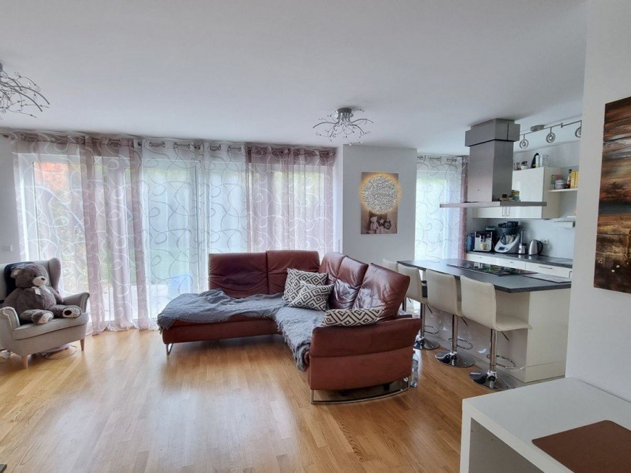 Wohn und Esszimmer Erdgeschosswohnung Wiesbaden-Biebrich