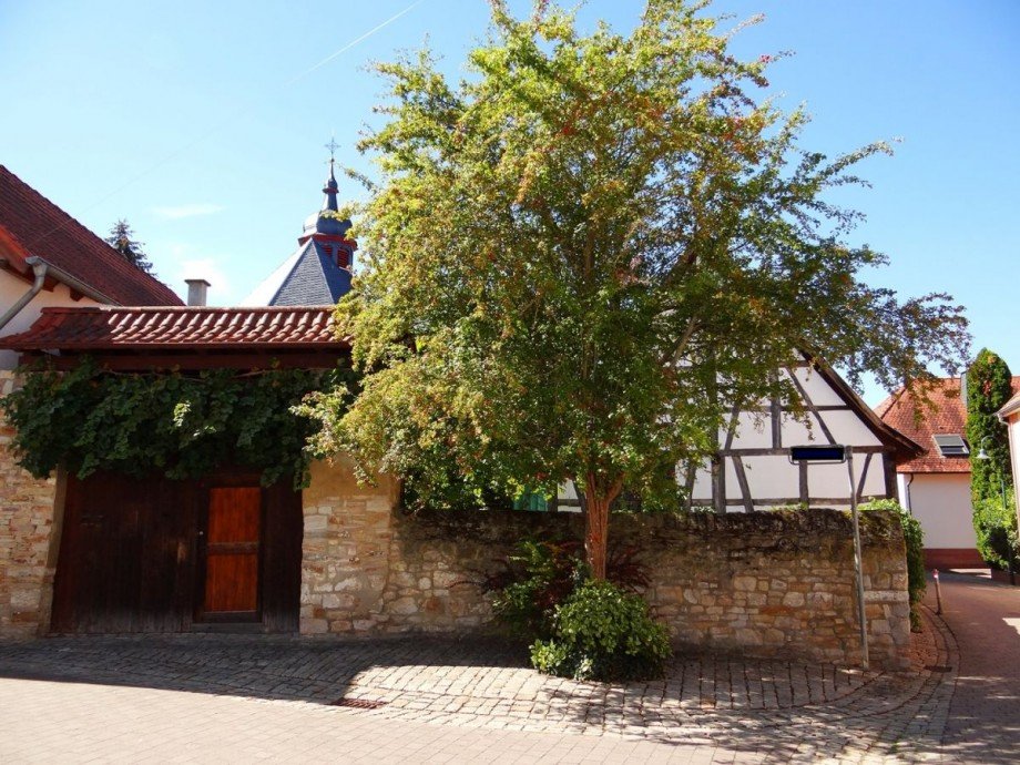 Hofeinfahrt Stra�enseite Haus W�rrstadt-Rommersheim