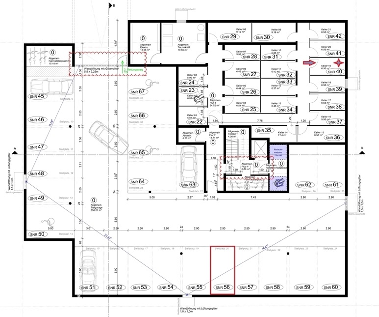 Grundriss KG Wohnung Alzey