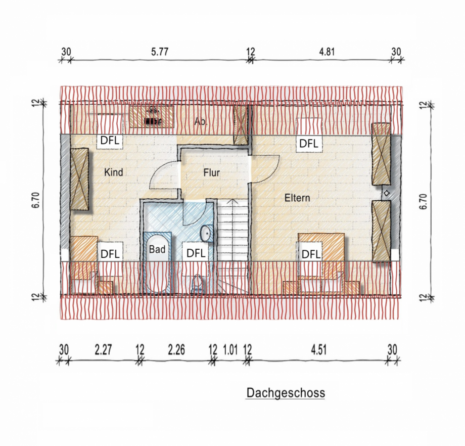 Dachgeschoss Maisonettewohnung Alzey